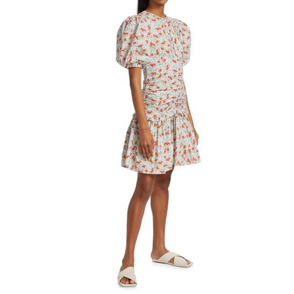 NWOT byTiMo Festive Cotton Mini Dress size S - Picture 3 of 11